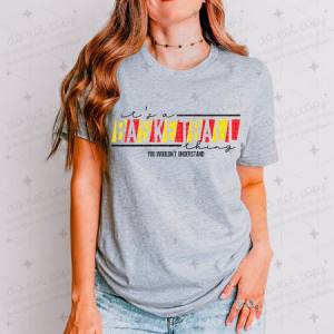 IT'S A BASKETBALL THING - RED/YELLOW - DTF TRANSFER