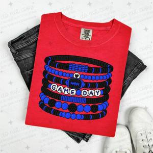 GAME DAY BRACELETS - BLUE/BLACK - DTF TRANSFER