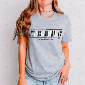IT'S A WRESTLING THING - WHITE/BLACK - DTF TRANSFER