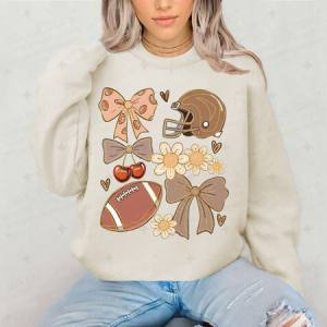 COQUETTE FOOTBALL DOODLE - DTF TRANSFER