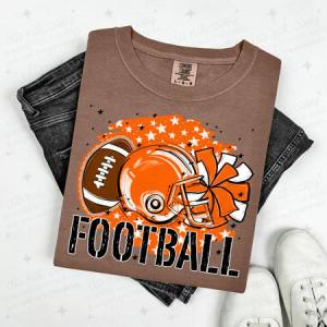 FOOTBALL - ORANGE - DTF TRANSFER