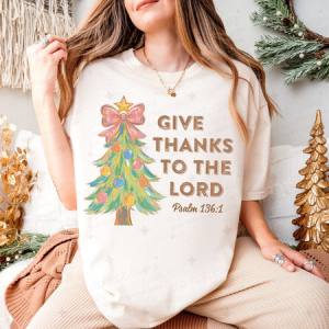 COQUETTE GIVE THANKS TO THE LORD - DTF TRANSFER