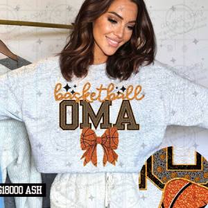 COQUETTE BASKETBALL NAMES - FAUX GLITTER/FAUX EMBROIDERY - DTF TRANSFER