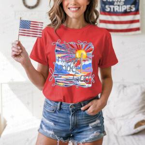 COQUETTE ONE NATION UNDER GOD - DTF TRANSFER