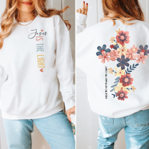 JESUS IS THE WAY - FRONT+BACK - DTF TRANSFER