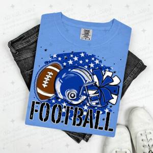 FOOTBALL - ROYAL BLUE - DTF TRANSFER