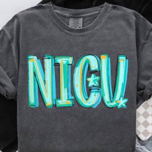 BLUE LAGOON WORDS - DTF TRANSFER