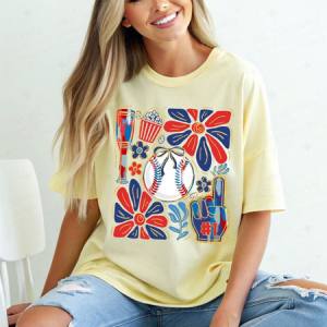 COQUETTE BASEBALL DOODLE - FAUX GLITTER - DTF TRANSFER