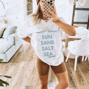 SUN SAND SALT SEA REPEAT - DTF TRANSFER