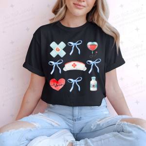 COQUETTE NURSE GRID - DTF TRANSFER