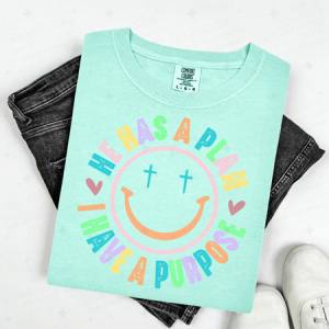 HE HAS A PLAN I HAVE A PURPOSE - DTF TRANSFER