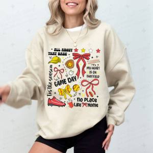 SOFTBALL DOODLE - DTF TRANSFER