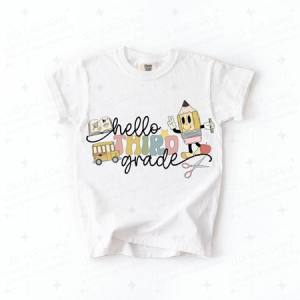 HELLO THIRD GRADE - BOY - DTF TRANSFER