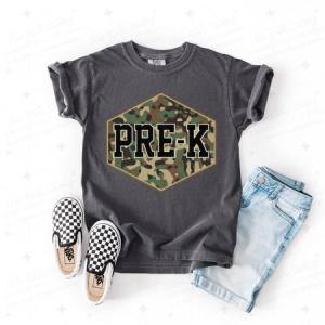 CAMO PRE-K - DTF TRANSFER