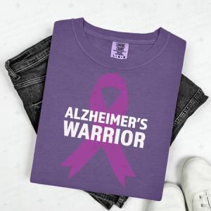 ALZHEIMER'S WARRIOR - DTF TRANSFER