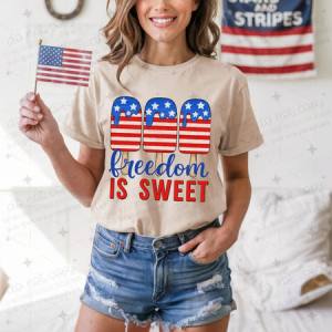 FREEDOM IS SWEET - DTF TRANSFER