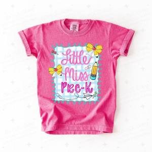 COQUETTE LITTLE MISS PRE-K - DTF TRANSFER
