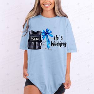 COQUETTE HE'S WORKING - DTF TRANSFER