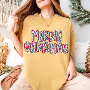 MERRY CHRISTMAS - DTF TRANSFER