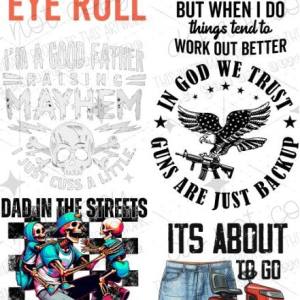 DAD/MEN - 22X60 - PREMADE GANG