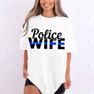 POLICE WIFE - DTF TRANSFER