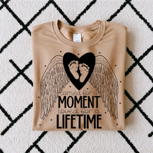 CARRIED FOR A MOMENT LOVED FOR A LIFETIME *OLLIE & CO. EXCLUSIVE* - DTF TRANSFER