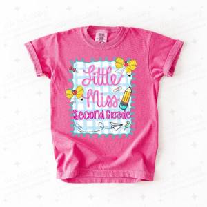 COQUETTE LITTLE MISS SECOND GRADE - DTF TRANSFER