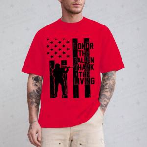 HONOR THE FALLEN THANK THE LIVING - DTF TRANSFER