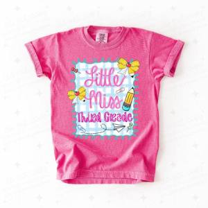 COQUETTE LITTLE MISS THIRD GRADE - DTF TRANSFER