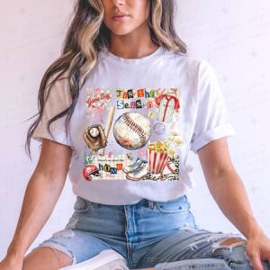 COQUETTE BASEBALL COLLAGE - DTF TRANSFER