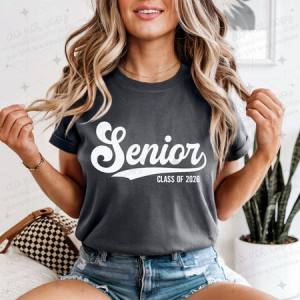 SENIOR CLASS OF 2026 - WHITE - DTF TRANSFER