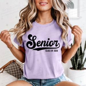 SENIOR CLASS OF 2026 - BLACK - DTF TRANSFER