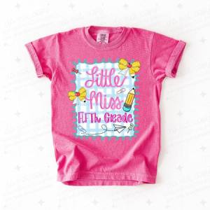COQUETTE LITTLE MISS FIFTH GRADE - DTF TRANSFER