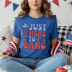 JUST HERE TO BANG - DTF TRANSFER