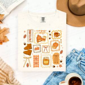 COQUETTE FALL DOODLE - DTF TRANSFER