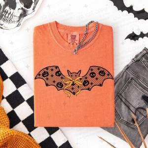 COQUETTE BAT - FAUX LACE - DTF TRANSFER