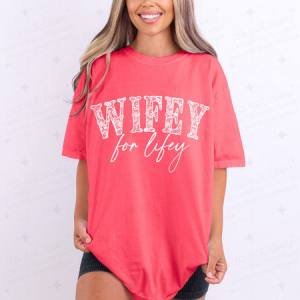 WIFEY FOR LIFEY - FAUX LACE - DTF TRANSFER