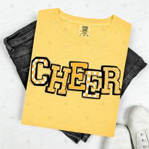 CHEER - YELLOW - DTF TRANSFER