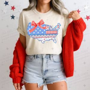 COQUETTE MAP OF AMERICA - DTF TRANSFER