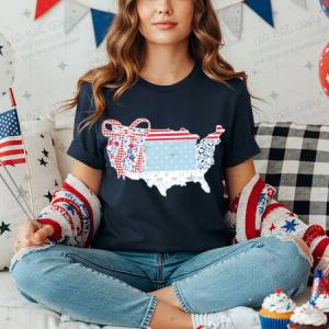 COQUETTE MAP OF AMERICA - DTF TRANSFER