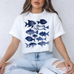 FISH GRID - DTF TRANSFER