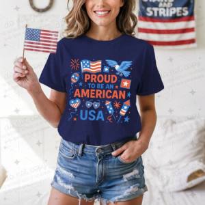 PROUD TO BE AN AMERICAN - DTF TRANSFER