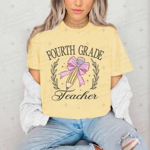 COQUETTE FOURTH GRADE TEACHER - DTF TRANSFER