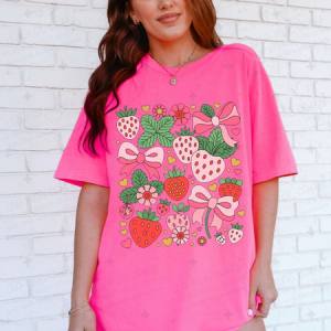 COQUETTE STRAWBERRIES - DTF TRANSFER