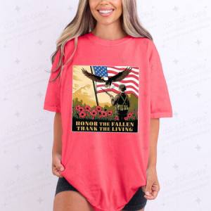 HONOR THE FALLEN THANK THE LIVING - DTF TRANSFER
