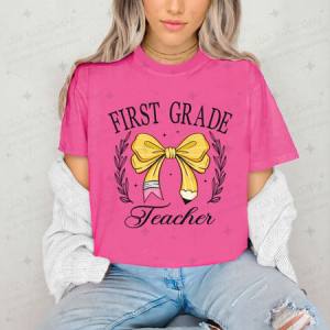 COQUETTE FIRST GRADE TEACHER - DTF TRANSFER
