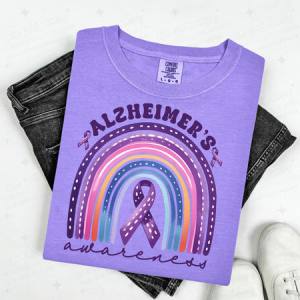ALZHEIMER'S AWARENESS - DTF TRANSFER