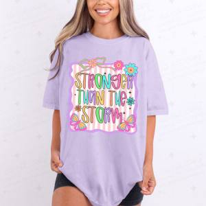 COQUETTE STRONGER THAN THE STORM - DTF TRANSFER