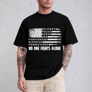 NO ONE FIGHTS ALONE - DTF TRANSFER