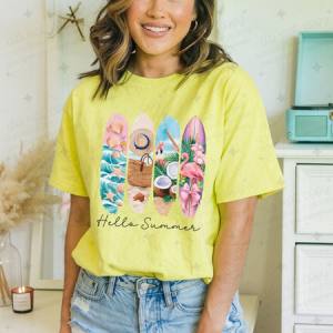 HELLO SUMMER - DTF TRANSFER